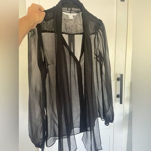 Diane von Furstenberg size 0 silk blouse